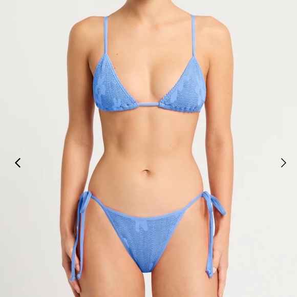 bond-eye Other - NWT bond-eye Cornflower Floral Textured Bikini Set